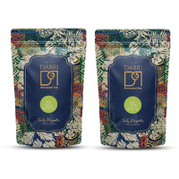 Dabri Mint Lemon Ginger Detox Green Tea - 100Gm Pouch (Pack Of 2) | Build Immunity,Eases Digestion Upset & Maintains Body To Weight Ratio|Freshens Breathe With Lemon Grass,Mint Leaves,Dry Ginger