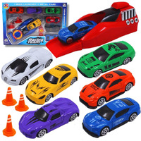 Sky Tech Big Size Rapid Launcher Set With Metal Stunt Car Master Racer Sports Die Cast Cars High Speed Launcher Toys Birthday Gift For Boys Girls 3 Stoppers 7 And