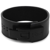 Griffin Gears Powerlifting Lever Gym Belt Black Buckle Belt 13Mm Extreme Heavy Duty Genuine Leather Belts - Squats Deadlifts Bodybuilding Weight Lifting Ipf Power Lifting Strongman For Men (Large)