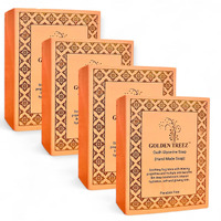 Golden Treez Oudh Handmade Bath Soap With Goat Milk For Tan Removal Natural, Bathing Soap For Men And Women-115 Gm (Pack Of 4)