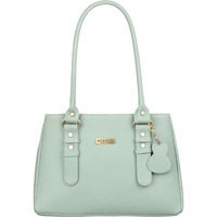 Fostelo Women's Vegan Leather River Side Handbag Shoulder Hobo Bag Ladies Purse (Pista Green) (Large)