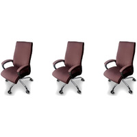 The Furnishing Tree Spandex Boss Chair Cover With Handle Cover Coffee Set Of 3