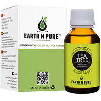 Earth N Pure Tea Tree Essential Oil For Scalp Care, Skin Care And Relief From Acne And Pimples | 50 Ml