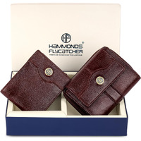 Hammonds Flycatcher Leather Wallet Combo Gift Set - Valentine Gift For Boyfriend And Girlfriend - Men's And Women's Wallets With Multiple Card Slots - Couple Gifts For Anniversary