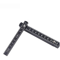 Sidhpursh Shooting Scale For Shooting Sports | Consistent Stance Alignment For Rifle And Pistol | Extendable Up To 100Cm| Dual Lock System Scale 90Deg. & 180Deg. | 1 Unit