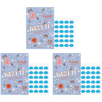 Gush Beauty Acne Pimple Patch | 20 Hydrocolloid Patches With Tea Tree Oil | For Active Surface Acne | Reduces Acne, Pimples & Excess Oil Overnight | (Blue Clouds, Pack Of 3)