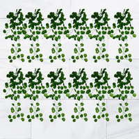 Decorebugs Artificial Plants Leaves Hanging Ivy Garlands Plant Greenery Vine Creeper Home Decor Door Wall Balcony Decoration Party Festival Craft (Pack Of 12)
