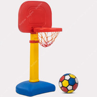 Baybee Multi Activity Sports Basketball For Kids/Outdoor & Indoor Games For Kids/Adjustable Basketball Set Toys With Ball/Multicolor Toys Kids Basket Ball For Babies (Classic,Multicolor)