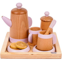 Nesta Toys - Wooden Tea Set | Pretend Play Food Sets | Kitchen Toys (3+ Years) - 10 Pcs