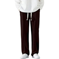 Greciilooks Regular Trouser Loose Fit | Sports For Men Stylish Track Pant | Track Pants | Plain Track Pant (In, Alpha, M, Regular, Dark Brown)