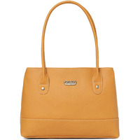 Fostelo Women's Vegan Leather Feathers Handbag Shoulder Hobo Bag Ladies Purse (Orange) (Medium)