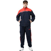 Shiv Naresh Track Suit For Men | Regular Fit | Sports Wear | Moisture Wicking | Navy/Red | Style No. 421B, Sports Suit
