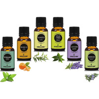 Earth N Pure Essential Oil Pack Of 6 (Peppermint, Sweet Orange, Eucalyptus, Tea Tree, Lavender & Rosemary) 15 Ml Each