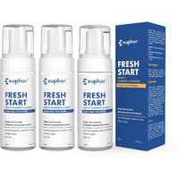 Euphor Teens | Gentle Foaming Face Wash- Fresh Start | Cleanses, Refreshes, Maintains Skin Barrier | Green Tea, Aloe Vera, Niacinamide | All Skin Types | Soap-Free, No Parabens And Sulphates | 120Ml (3Pc) | For Women And Men