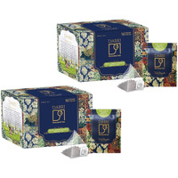 Dabri Mint Lemon Ginger Detox Green Tea - 16 Tea Bags (Pack Of 2)| Build Immunity,Eases Digestion Upset & Maintains Body To Weight Ratio|Freshens Breathe With Lemon Grass,Mint Leaves,Dry Ginger