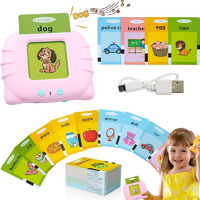 Wembley 112 Talking Baby Flash Crad For Kids Toys For 2-5 Years Old Boy Girls Learning Educational Brain Toys For 2 3 4 5 Years Girls Electronic Interactive Birthday Gift For Kids Toddler