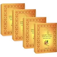 Golden Treez Turmeric Handmade Bath Soap For Tan Removal, Acne (Pimples) Natural, Bathing Soap For Men And Women-115 Gm (Pack Of 4)