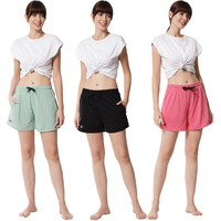 Fflirtygo Women's Shorts | Shorts For Women Short Pant For Women | Black, Pista Green & Pink Shorts | Women Shorts Night Wear | Sports Shorts For Woman Combo (Pack Of 3)