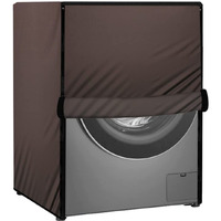 Stylista Washing Machine Cover Compatible For Samsung 7 Kg Fully-Automatic Front Loading Ww71J42E0Iw Coffee