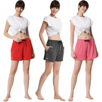 Fflirtygo Women's Shorts | Shorts For Women Short Pant For Women | Charcol Grey, Pink & Red Shorts | Women Shorts Night Wear | Sports Shorts For Woman Combo (Pack Of 3)