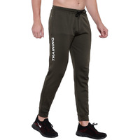 Blue Star Shark Men's Slim Fit Track Pants  Joggers For Running, Gym, Sports, And Casual Wear | Multipurpose Activewear Lower For Men & Boys | Stylish Summer Trousers & Night Pants, Green, S