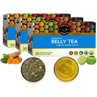 Teacurry Belly Turmeric Tea (90 Tea Bags-3 Month Pack)-Tummy Tea To Lose From Around Your Belly-For Men And Women,180 Grams