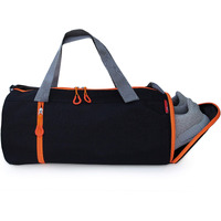 Sfane Men & Women Trendy Black Gym Bag/Duffle Bag/Sports Bag/Shoulder Bag/Sports Bags/Gym Bags For Men & Women With Shoe Compartment (Orange)
