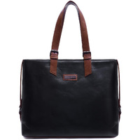 Vismiintrend Vegan Leather Tote Shoulder Bags For Women Office Use, Fits Upto 15.6 Inch Macbook Laptops, Work/Travel/College, Ladies Stylish Totes Purse Handbag, Gifts For Wife/Sisters (Black)