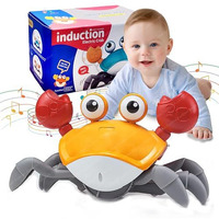 Funblast Crawling Crab Toy For Kids - Dancing Crawling Baby Toys, Electronic Walking Moving Toys For Babies Infant Toddlers Fun Play Interactive Early Learning Educational Toys (Random Color)