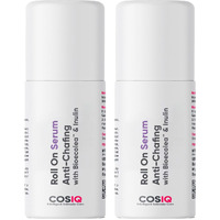 Cos-Iq Anti-Chafing Roll-On Serum (Pack Of 2 X 40Ml)| Bioecolea & Inulin | Anti-Rash Serum For Intimate Areas | Reduces Inner Thigh Rashes From Sports| Prevents Sweat, Odor, Irritation & Rashes | 80Ml