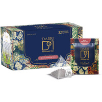 Dabri Rose Green Tea 32 Pyramid Tea Bags |Improve Metabolism, Prevent Acne,Keep Skin Hydrated |100% Whole Leaf & Natural Rose Petals|Helps In Relieving Stress,To Maintain Healthy Hair & Weight(32Pcs)