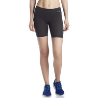Lavos Women Under Dress Sports Cycling Shorts, Bamboo Cotton Activewear Yoga Gym Workout Anti-Bacterial Uniform, Elastic Mid Waist Shorties Tights For Womens And Girls(Xxl) Carbon