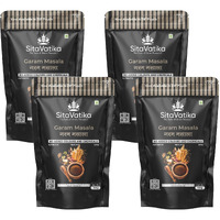 Sitavatika 100% Natural Garam Masala Powder 400Gm With Aromatic Blend Of Whole Spices For Cooking No Added Colours And Chemicals Pack Of 4X 100G