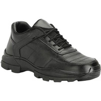Stonix Gola Industrial Safety Sheos Men's|Sports Look & Genuine Leather|Lightweight Steel Toe Sheos|Slip Resistant & Comfortable(Size10) Black
