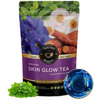 Teacurry 60 Day Skin Glow Tea - (50 Gms) Skin Glow Tea Organic For Skin Nourishment, Hydration & Detoxification | 100% Natural Clear Skin Tea For Glowing Soft And Smooth Skin