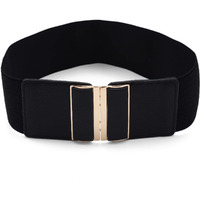 Shining Diva Fashion Latest Stylish Waist Belt For Women Dresses Jeans Skirts Hip Saree Western Traditional (Black 08)