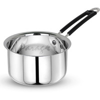 Parage 1 Pieces Stainless Steel Sauce Pan, Tea Pan, Milk Pan Heavy Guage, 1.75 Ltr With Heat-Resistant Wire Handle Induction & Gas Stove Friendly (Silver)