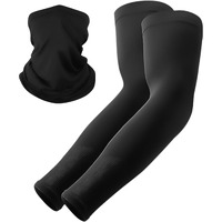 Zensoo Uv Sun Protection Arm Sleeves For Men & Women, Sports Arm Sleeves For Men, Hand Sleeves For Boys & Girls, Outdoor & Running Sleeves, Face Mask For Bikers, Free Size Pack Of 1