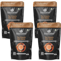 Sitavatika Classic Chai Masala Powder 100G Pack Of 4 Flavorful Blend Of Spices Culinary Uses Natural Tea Masala Powder No Added Colours And Chemical