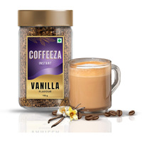 Coffeeza Vanilla Flavoured Instant Coffee, Freeze-Dried  Rich & Creamy Premium Coffee, 100 Gm