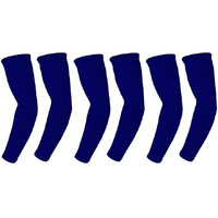 Mizuna Arm Sleeve For Kids Toddlers Unisex Sports Compression Sun Protection Upf 50Cooling Tattoo Cover Up Cycling Cricket Riding Golf Football Running Winter Blue Blue Blue