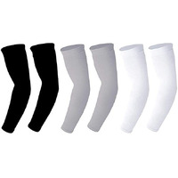 Mizuna Arm Sleeve For Kids Toddlers Unisex Sports Compression Sun Protection Upf 50Cooling Tattoo Cover Up Cycling Cricket Riding Golf Football Running Winter Black White Grey