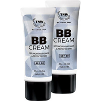 Tnw-The Natural Wash Ayurvedic Bb Cream With Spf 30 Sun Protection For Daily Use 30G | Gives Instant Fairness & Perfect Glow Moisture Long Lasting, Lightweight Bb Cream With Matte Finish (Pack Of 2)