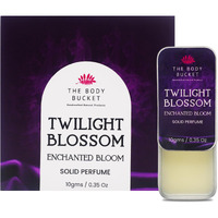 The Body Bucket Twilight Blossom Solid Perfume - 10G | Alcohol-Free Bloom Fragrance | Pocket-Friendly, Easy To Apply | Natural Handmade, Toxic Chemical-Free,Intimate Cologne | Ideal Gift For Women