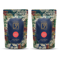 Dabri Hibiscus Cinnamon Clove Loose Leaves Green Tea-200Gm Blend For Hair Regrowth And Healthy Heart, Made With Whole Green Tea Leaf And Natural Flavours (Pack Of 2-100Gm Pouch Each)