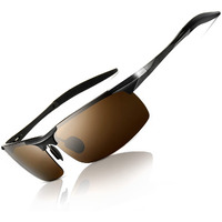 Sungait Hd Polarized Sunglasses For Men Driving Cycling Running Metal Uv400 Sports Goggles