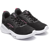 Asian Firefly-04 Sports & Casual Shoes Max Cushion With Memory Form Lightweight Eva Sole Extra Jump Sneaker Shoes For Women & Girls Black