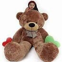 Sadar Deal 7 Feet Coffee Teddy Bear  Soft & Cuddly Giant Plush Stuffed Animal For Kids, Adults, And Special Occasions, Cute And Adorable(7 Feet, Coffee)