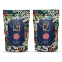 Dabri Rose Green Tea - 100Gm Pouch (Pack Of 2) |Improve Metabolism, Prevent Acne |100% Whole Leaf & Natural Rose Petals |Helps In Relieving Stress,To Maintain Healthy Hair & Weight