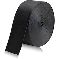 Apav Heavy-Duty 2-Inch Wide Nylon Webbing Strap - Versatile & Durable For Outdoor Gear, Sports Equipment, Pet Collars, Leashes, Bag Belts & Diy Projects (50 Meter (Black))
